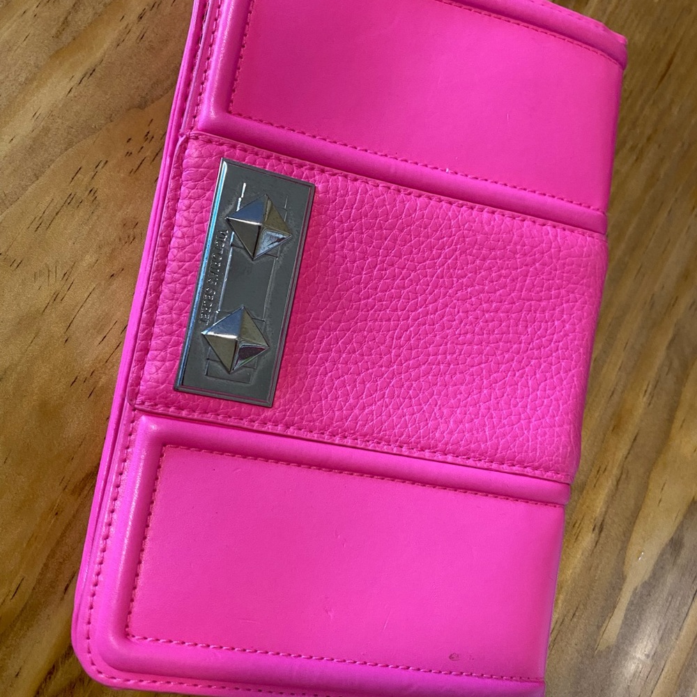 VS pink clutch